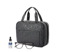 Travel Makeup Bag | Toiletry Organizer Hook | Water-Resistant Pouch | Portable Toiletry Bag | Makeup Brushes Organizer | Travel Storage Bag Compact Toiletry Organizer for Brushes Water-Resistant