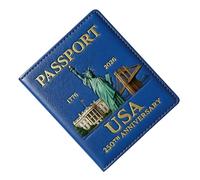 Travel Passport Holder Wallet - 250th Anniversaryy Edition RF-ID Block Passport Storage | Scratch-Resistant Document Holder | Compact Protective Cover for Men Women Family Friends Dad Mom Vacations