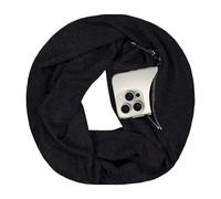 Travel Scarf, leicht, Halswärmer, versteckter Reißverschluss, stylischer Halsband, perfekt für Damen, Herren, Airplane Reisen, Outdoor, Abenteuer, Urlaub, Schlüssel, Passport Essentialed Storage, 180