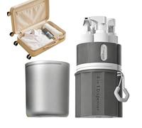 Travel Shampoo Bottles | 4 in 1 Space-Saving Portable Suction Wall Mount,Travel Size Containers Toiletry Bottles | For Effortless Cleaning Wash Lotion Liquid Home Dorm Outdoor Camping Road Trip