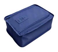 Travel Shoe Storage Bag - Foldable Large Capacity Organizer for Sneakers | Oxford Fabric with Zipper Closure System, Water Resistant Fabric, Portable Packing Cube for Suitcase Backpack Wardrobe