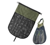 Travel Shoe Storage Bag - Large Capacity Folding Breathable Mesh Shoe Organizer, Waterproof Portable Packing Solution | for Sneaker, Boot, Gym, Beach, Hiking, Camping, Abroad, Road Trip, Women, Men