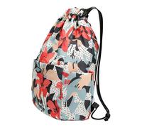 Travel Sports Backpacks, Separation Bag for Active Use, Floral Printing Gym Backpack with geräumige Multi Pockets, Lightweight Waterproof Design, Gym Bags for Swimming, Traveling, Business Trip