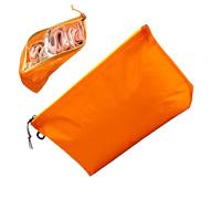 Travel Toiletry Bag, Portable Clothing Storage Organizer, Lightweight Packing Cube, Zippered Pouch for Business, Camping, Beach, Road Trips, and Airplane Carry On, 9.45x4.92x2.17 inches