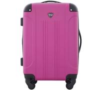 Travelers Club - Chicago Hartschalen-Erweiterbare Spinner-Handgepäck, Fuchsia, 51 cm