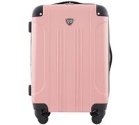 Travelers Club - Chicago Hartschalen-Erweiterbare Spinner-Handgepäck, Roségold, 51 cm