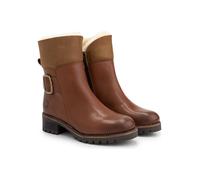 TRAVELIN' Leder-Boots "Gyre" in Cognac - Weite S - Größe 37 | Damen Stiefel