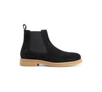 TRAVELIN' Leder-Chelsea-Boots "Fowley" in Schwarz - Größe 48 | Herrenstiefel