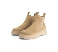 TRAVELIN' Leder-Chelsea-Boots in Beige - Größe 42 | Herrenstiefel