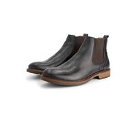 TRAVELIN' Leder-Chelsea-Boots in Schwarz - Größe 44 | Herrenstiefel
