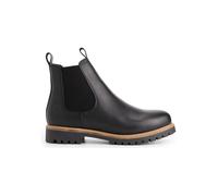 TRAVELIN' Leder-Chelsea-Boots "Nodeland" in Schwarz - 59% | Herrenstiefel