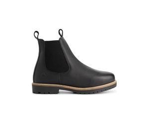 TRAVELIN' Leder-Chelsea-Boots "Romstad" in Schwarz - Größe 36 | Stiefeletten
