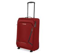 Travelite 2-Rad Handgepäck Koffer Jetpack 55x35x23 cm, 2,2 kg, leicht | für Air France & KLM, 2-Rollen Kabinentrolley aus Polyester mit Aufsteckfunktion & Zahlenschloss, Weichgepäck