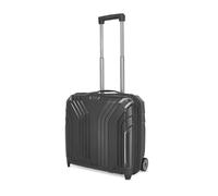 Travelite 2-Rad Handgepäck Laptop Trolley Hartschale | Gepäck Serie ELVAA: Stylischer Businesswheeler mit Schutzecken + Aufsteckfunktion, 42 cm, 30 Liter