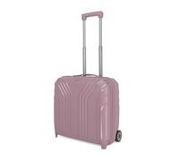 Travelite 2-Rad Handgepäck Laptop Trolley Hartschale | Gepäck Serie ELVAA: Stylischer Businesswheeler mit Schutzecken + Aufsteckfunktion, 42 cm, 30 Liter