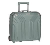 Travelite 2-Rad Handgepäck Laptop Trolley Hartschale | Gepäck Serie ELVAA: Stylischer Businesswheeler mit Schutzecken + Aufsteckfunktion, 42 cm, 30 Liter