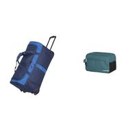 travelite 2-Rad Trolley Größe L, Gepäck Serie Basics Active & Handgepäck Kosmetiktasche, Gepäck Serie Kick Off: Praktische Kulturtasche für Urlaub und Sport, 26 cm, 5 Liter