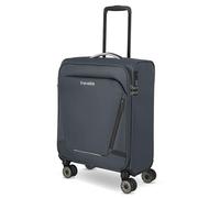 Travelite 4-Rad Handgepäck Koffer Jetpack 55x40x20 cm, 1,9 kg, Ultraleicht | für Ryanair & Condor, 4-Rollen Kabinentrolley aus Polyester mit Aufsteckfunktion & Zahlenschloss, Weichgepäck