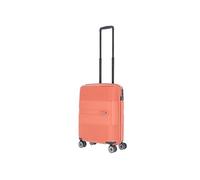 Travelite 4-Rad Hartschalen Handgepäck Koffer klein mit TSA Schloss, Gepäck Serie WAAL: Stabiler Trolley mit recyceltem Innenfutter, 55 cm, 36 Liter