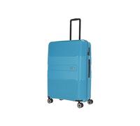 Travelite 4-Rad Hartschalen Koffer groß mit TSA Schloss, Gepäck Serie WAAL: Stabiler Trolley mit recyceltem Innenfutter, 76 cm, 98 Liter