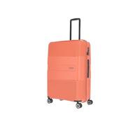 Travelite 4-Rad Hartschalen Koffer groß mit TSA Schloss, Gepäck Serie WAAL: Stabiler Trolley mit recyceltem Innenfutter, 76 cm, 98 Liter