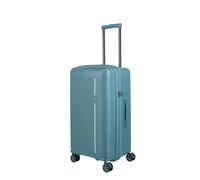 Travelite 4-Rad Hartschalenkoffer mittelgroß 74 Liter, Trunk Koffer, Gepäck Serie Roomer: Hartschalen Trolley mit Dehnfalte + TSA Kombinationsschloss, 66 cm (kein Sperrgepäck)