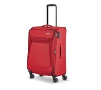 Travelite 4-Rad Koffer Größe M Weichschale, Gepäck Serie Chios mit Dehnfalte + Kantenschutz, Trolley in Zeitloser Optik, 67 cm, 60-66 Liter