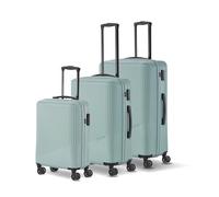 Travelite 4-Rad Koffer Set 3 teilig Größen L/M/S, Gepäck Serie Bali: ABS Hartschalen Trolleys mit TSA Kombinationsschloss (Handgepäck Koffer ohne TSA)