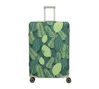 Travelite Kofferhülle L Blau mit Federn