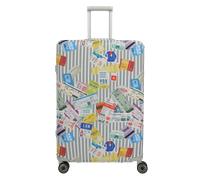 Travelite Accessoires Kofferhülle L Multi.Color/Tickets