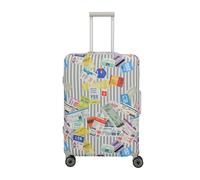 Travelite Accessoires Kofferhülle M - Mult.Color / Tickets