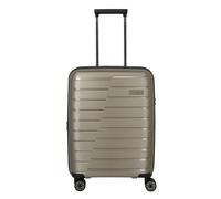 Travelite Air Base 4 Rollen Kabinentrolley 55 cm mit Dehnfalte goldfarben