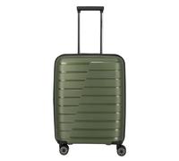Travelite Air Base 4 Rollen Kabinentrolley 55 cm mit Dehnfalte oliv