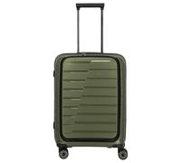 Travelite Air Base - 4-Rollen-Kabinentrolley mit Vortasche S 55 cm (olive)