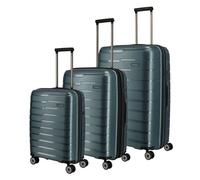 Travelite Air Base Kofferset 3-tlg. 4w L/M erw./S eisblau 75340-25 Koffer mit 4 Rollen Kofferset