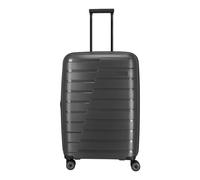 Travelite Air Base 4 Rollen Trolley 67 cm mit Dehnfalte schwarz