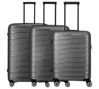 Travelite Air Base 4-Rollen Kofferset 3tlg. L/M/S -Anthrazit