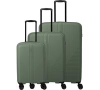 Travelite AIR STRIPE 3-tlg. Kofferset L / M erw. / S (Slim) Green