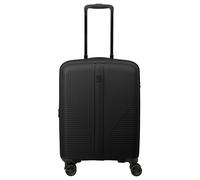 Travelite Air Stripe 4 Rollen Kabinentrolley S 55 cm mit Dehnfalte schwarz