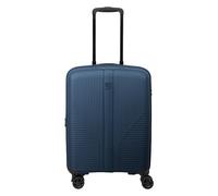 Travelite Air Stripe 4 Rollen Kabinentrolley S 55 cm mit Dehnfalte blau