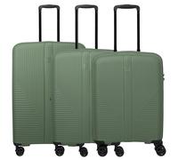 Travelite Air Stripe - 4-Rollen-Trolley Set 3 tlg. (green)