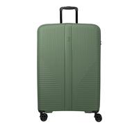 Travelite Air Stripe Trolley L Green Koffer mit 4 Rollen Koffer