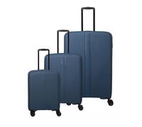 Travelite Air Stripe Trolley 4w L/M exp./S Navy Koffer mit 4 Rollen Kofferset