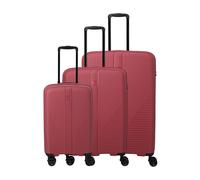 travelite AIR STRIPE Trolley 4-Rollen L/M exp./S Red