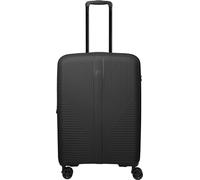 Travelite Air Stripe Trolley 4w M exp Black Koffer mit 4 Rollen Koffer
