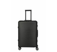 Travelite Aluminium Trolley Next 2.0 M 66 cm mit 4 Rollen Schwarz