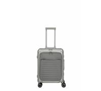 Travelite Aluminium Trolley Next 2.0 Vortasche S 55 cm mit 4 Rollen Silber