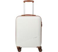 Travelite Handgepäck Trolley klein, Bali, 55x39x20 cm, 2,5 kg, Kratzfeste Hartschale, mit 4 Doppelrollen & Zahlenschloss - Koffer passend für Lufthansa, Ryanair, easyJet