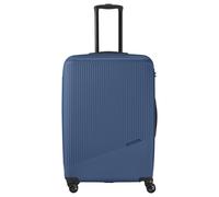 Travelite 4-Rad Hartschalenkoffer groß 96 Liter, Gepäck Serie Bali: ABS Hartschalen Trolley mit TSA Kombinationsschloss, 77 cm