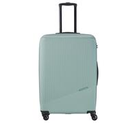 Travelite 4-Rad Hartschalenkoffer groß 96 Liter, Gepäck Serie Bali: ABS Hartschalen Trolley mit TSA Kombinationsschloss, 77 cm
